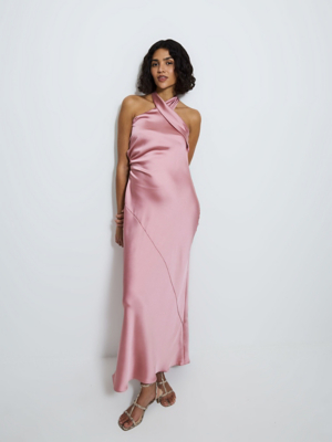 casual coral maxi dress Red Vacation State Royal Purple Bridesmaid Dress or everyday casual wear limited edition designer dress Size (US):6.5