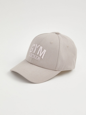 Gym Locker Grey Baseball Cap Men George at ASDA