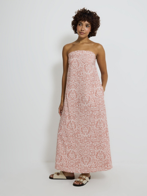 strapless open back dress Albetta main image 1