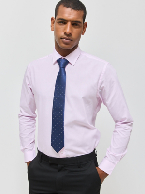 open lace back dress Shades of Pink & Blue Stripe Necktie