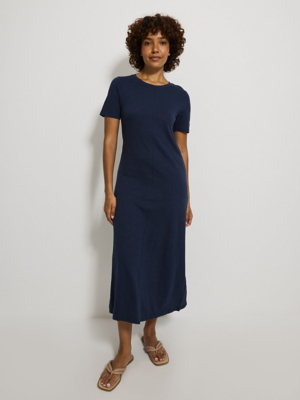 midi shirt dress short sleeve Oatmeal Half Button Short Sleeve Belted Midi Shirt Dress Small