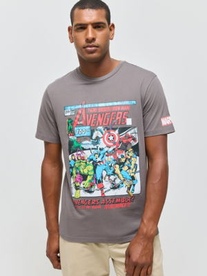 Marvel Avengers Comic Book Graphic T-Shirt | Men | George at ASDA