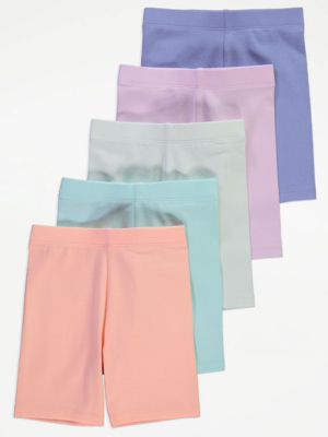 Pastel Plain Cycling Shorts Pack