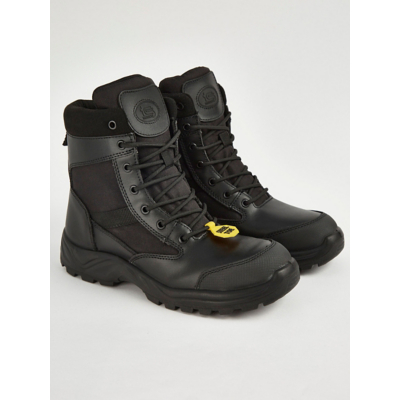 George TradeSafe Black Steel Toe Safety Boots