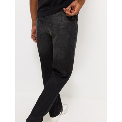 George Grey Washed Loose Fit Jeans With Stretch