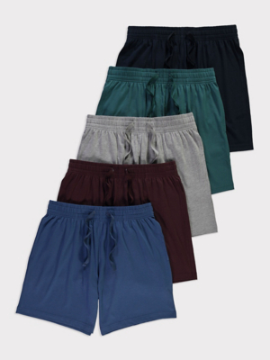 Drawstring Lounge Shorts 5 Pack | Men | George at ASDA