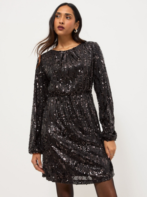 casual summer mini dress Elegant Black for Women Ball Gown Birthday Dress day wear Style:CM3066D Size EU/US:38 / 7