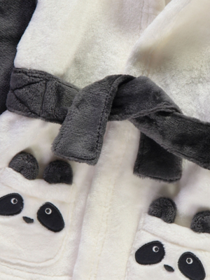Panda Fleece Hooded Dressing Gown | Baby | George at ASDA