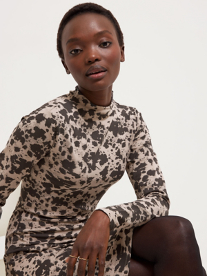 Burgundy Sequin Bow Knitted Jumper Dress | Women | George at ASDA