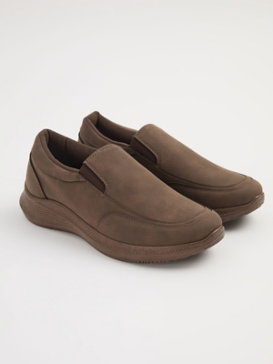 Chocolate Brown Slip On Shoes | Men | George at ASDA