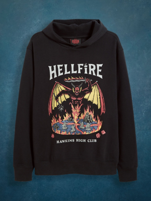 Stranger Things x Squishmallow Hellfire Club Sweatshirt in Black - Groceries