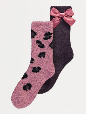 Thermal Socks Fluffy Bed Socks Asda Baby Girl Rib Mid Calf Socks