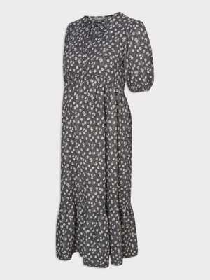 Cobalt Blue Double Cloth Tiered Mini Dress | Women | George at ASDA