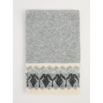 George Grey Fairisle Soft Knitted Scarf