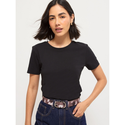 George Black Crew Neck Fitted Basic T-Shirt 2 Pack