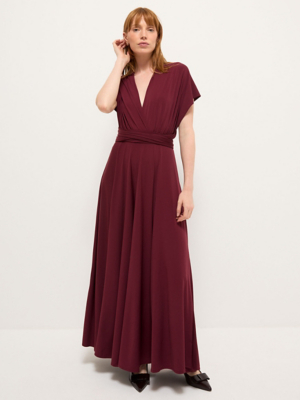 Multiway Sleeveless Soft Jersey Maxi Dress | Women