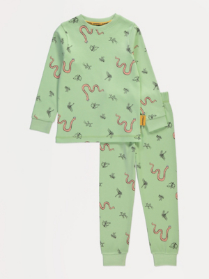 Pyjamas, grey + green, Harry Potter | La Redoute