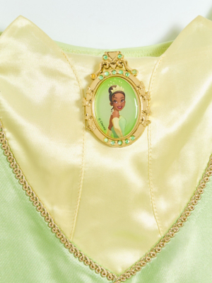strapless open back dress Princess Satin Velvet Tiara Disney Princess And The Frog Tiana Costume Set  Sexy Womens Halloween Costume- Green  Dolls Kill