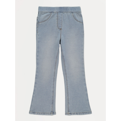 George Light Blue Flare Jersey Jeggings - Light Wash