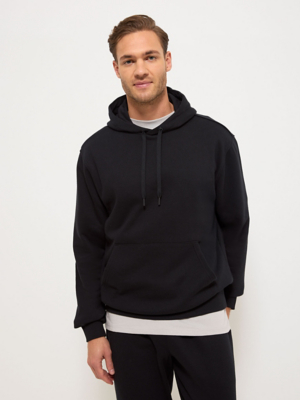 Black Basic Pullover Hoodie