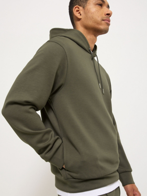 Khaki Scuba Jersey Hoodie | Men | George at ASDA