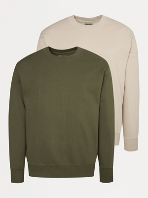 Crew Neck Sweatshirts 2 Pack