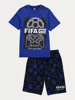MANCHESTER CITY Jongens Pyjama Kort Kinderen Officieel Voetbal Cadeau, Marineblauw De Bruyne 17, 10-11 jaar