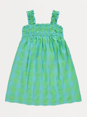 blue layered maxi dress Caelyn Blue Tiered Maxi Dress main image 1