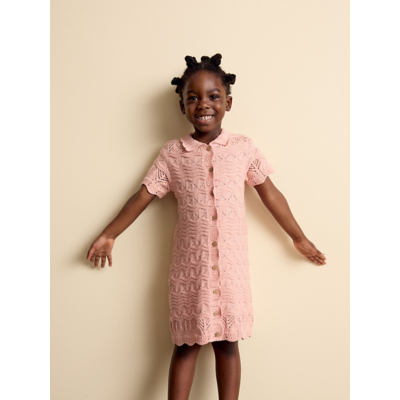 George Little Edit Pink Knitted Short Sleeve Dress