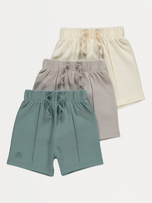 Seam Front Shorts 3 Pack | Baby | George at ASDA
