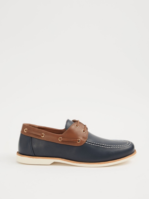 Two Tone Boat Shoes