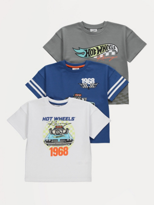 Hot Wheels Short Sleeve T-Shirts 3 Pack