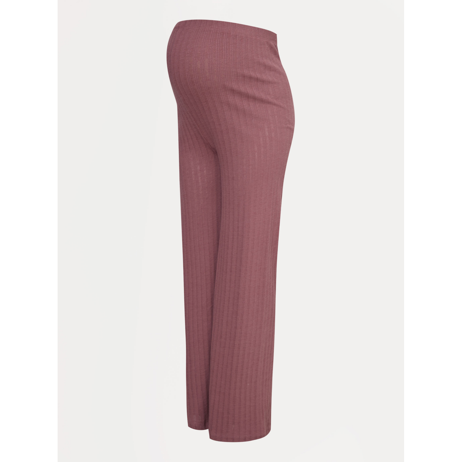 George Women's Pink Maternity Dusty Rose Pointelle Wide Leg Trousers