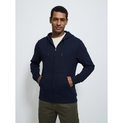 George Navy Zip Up Hoodie