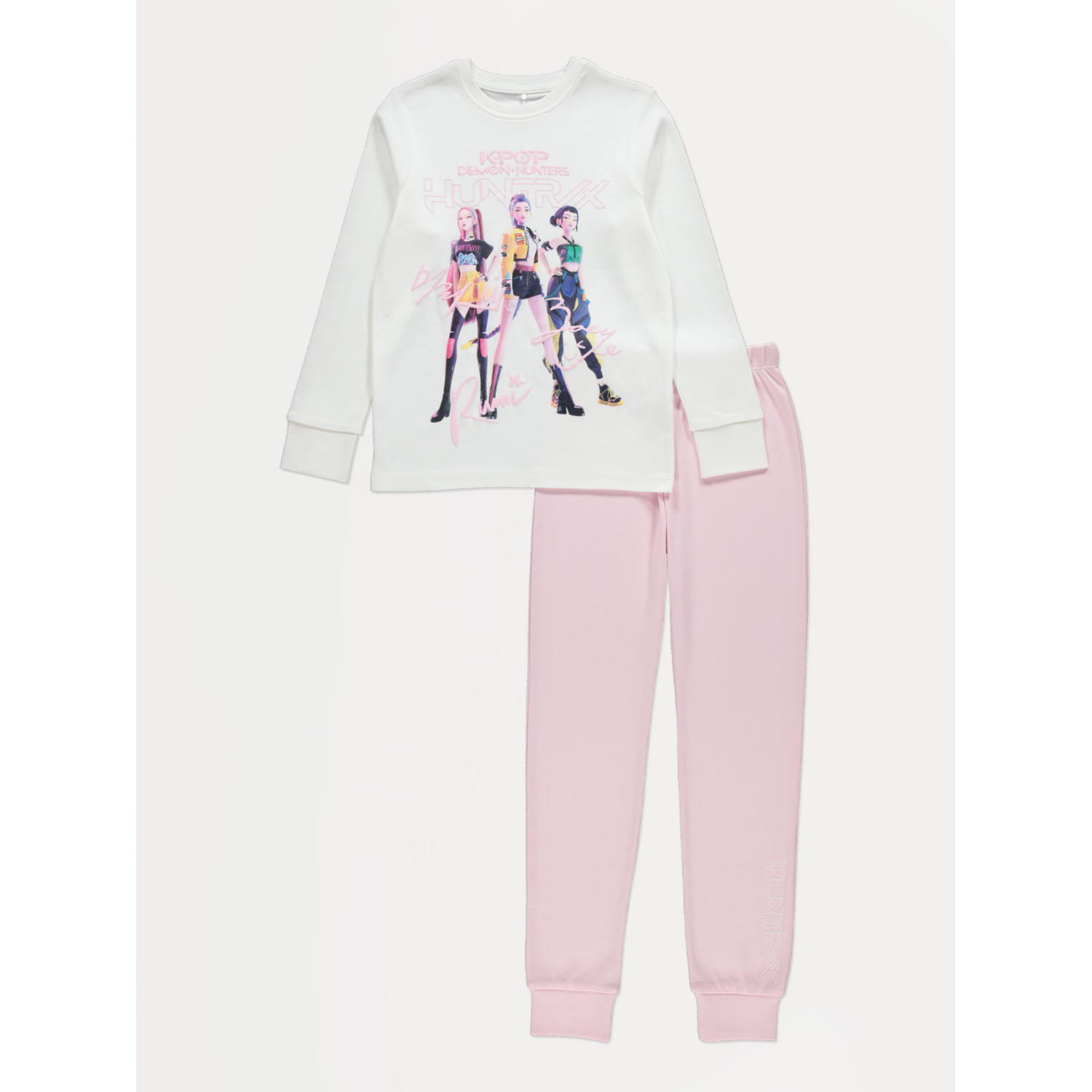 George Girls White K-Pop Demon Hunters Huntrix Pyjamas