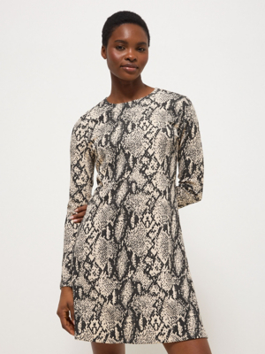 Brown Check Shirt Mini Dress | Women | George at ASDA