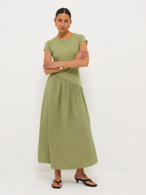 asda green dress 2 In 1 Short Sleeve Midi | Women Midi dress