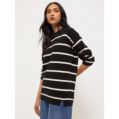 George Black Striped Knitted Jumper