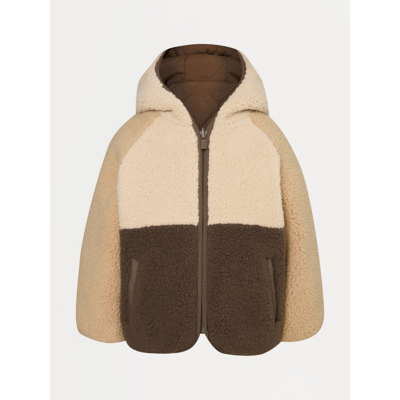 George Brown Reversible Borg Quilted Jacket - Chocolate Brown