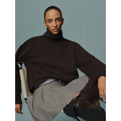 George Brown Roll Neck Knitted Jumper