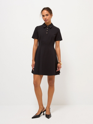 Black Polo Mini Dress | Women | George at ASDA