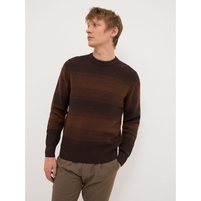 George Brown Cotton Blend Striped Ombre Jumper