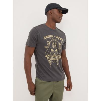 George Star Wars Charcoal Darth Vader Self Made T-Shirt - Charcoal Grey