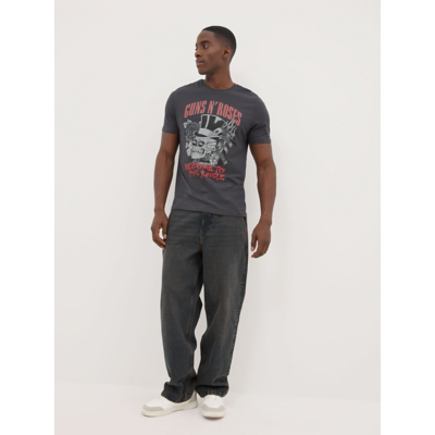 George Guns N' Roses Welcome To The Jungle Charcoal T-Shirt - Charcoal Grey