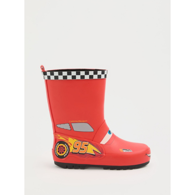 George Disney Cars Lightning McQueen Wellington Boots - Red