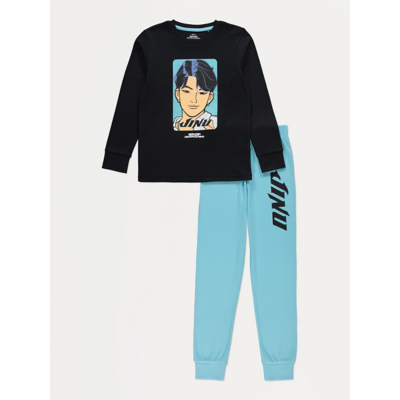 George K-Pop Demon Hunters Black Jinu Pyjamas
