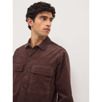 George Chocolate Soft Touch Shacket - Chocolate Brown