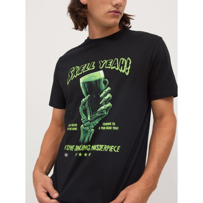 George Halloween Black Pint T-Shirt