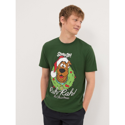 George Christmas Scooby Doo Green T-Shirt