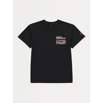 George Fast and Furious Black Back Graphic T-Shirt